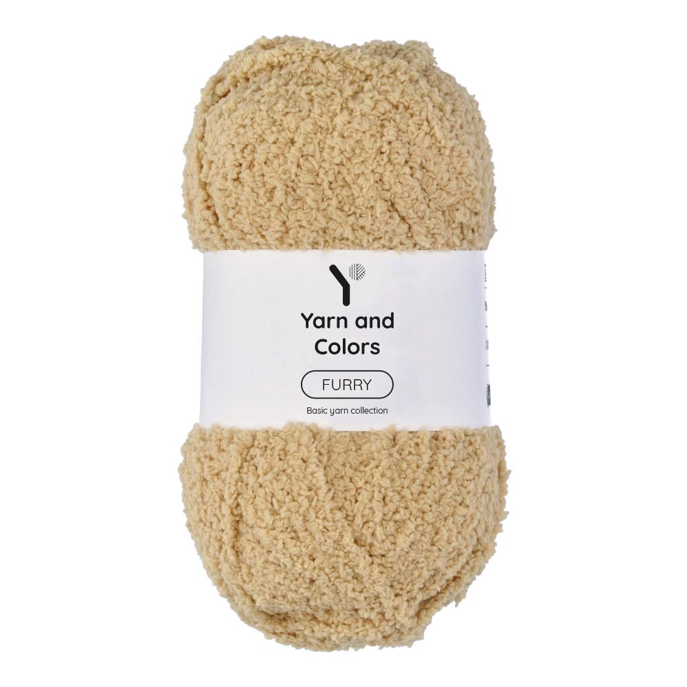 Yarn and Colors Furry 009 Limestone - bol garen in deze kleur