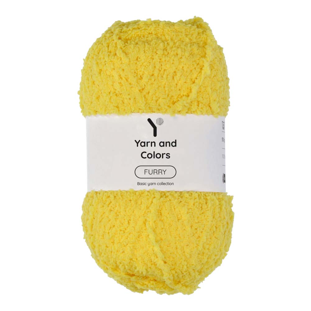 Yarn and Colors Furry 013 Sunglow - bol garen in deze kleur