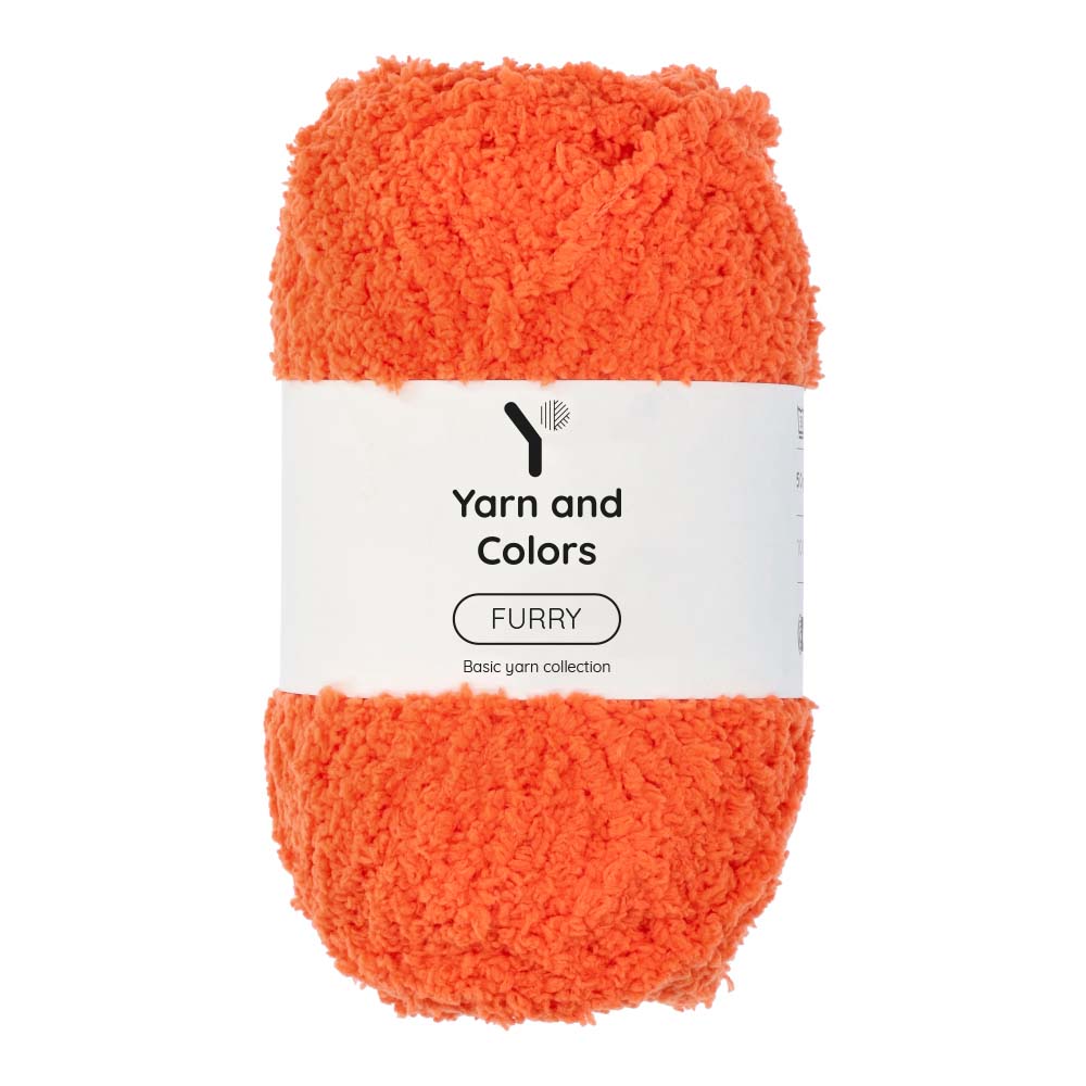 Yarn and Colors Furry 021 Sunset - bol garen in deze kleur