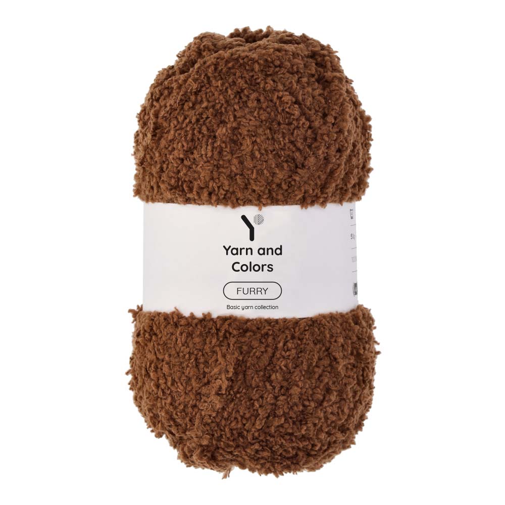 Yarn and Colors Furry 027 Brunet - bol garen in deze kleur