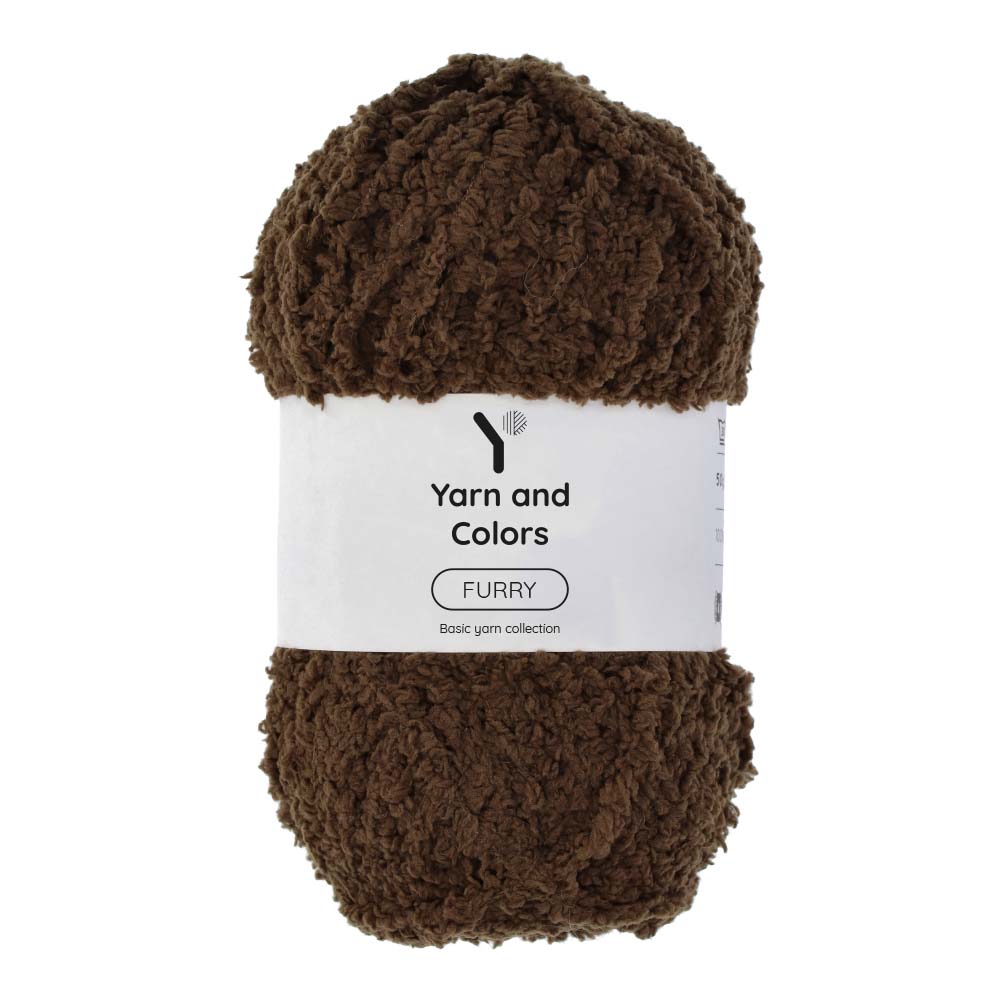 Yarn and Colors Furry 028 Soil - bol garen in deze kleur