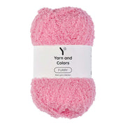 Yarn and Colors Furry 037 Cotton Candy - bol garen in deze kleur