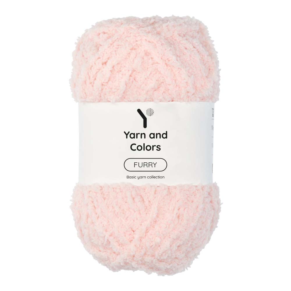 Yarn and Colors Furry 043 Pearl - bol garen in deze kleur