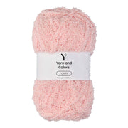 Yarn and Colors Furry 046 Pastel Pink - bol garen in deze kleur