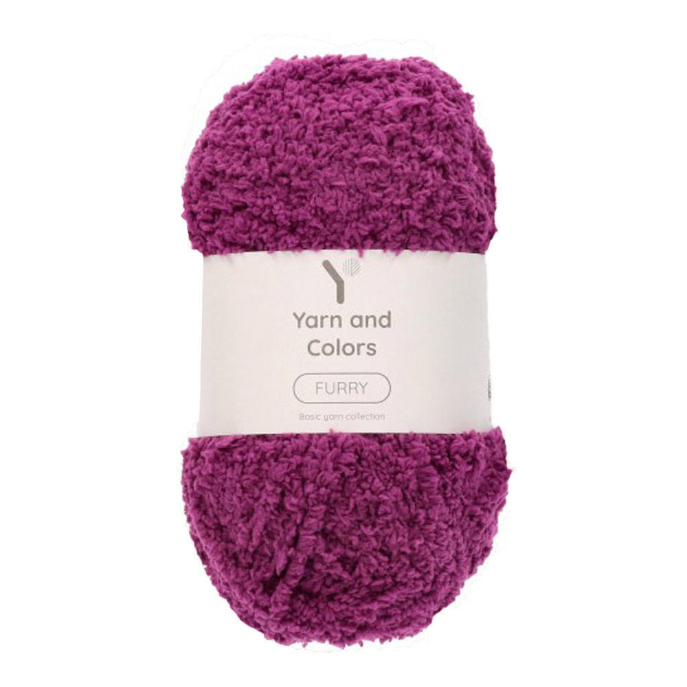 Yarn and Colors Furry 054 Grape - bol garen in deze kleur