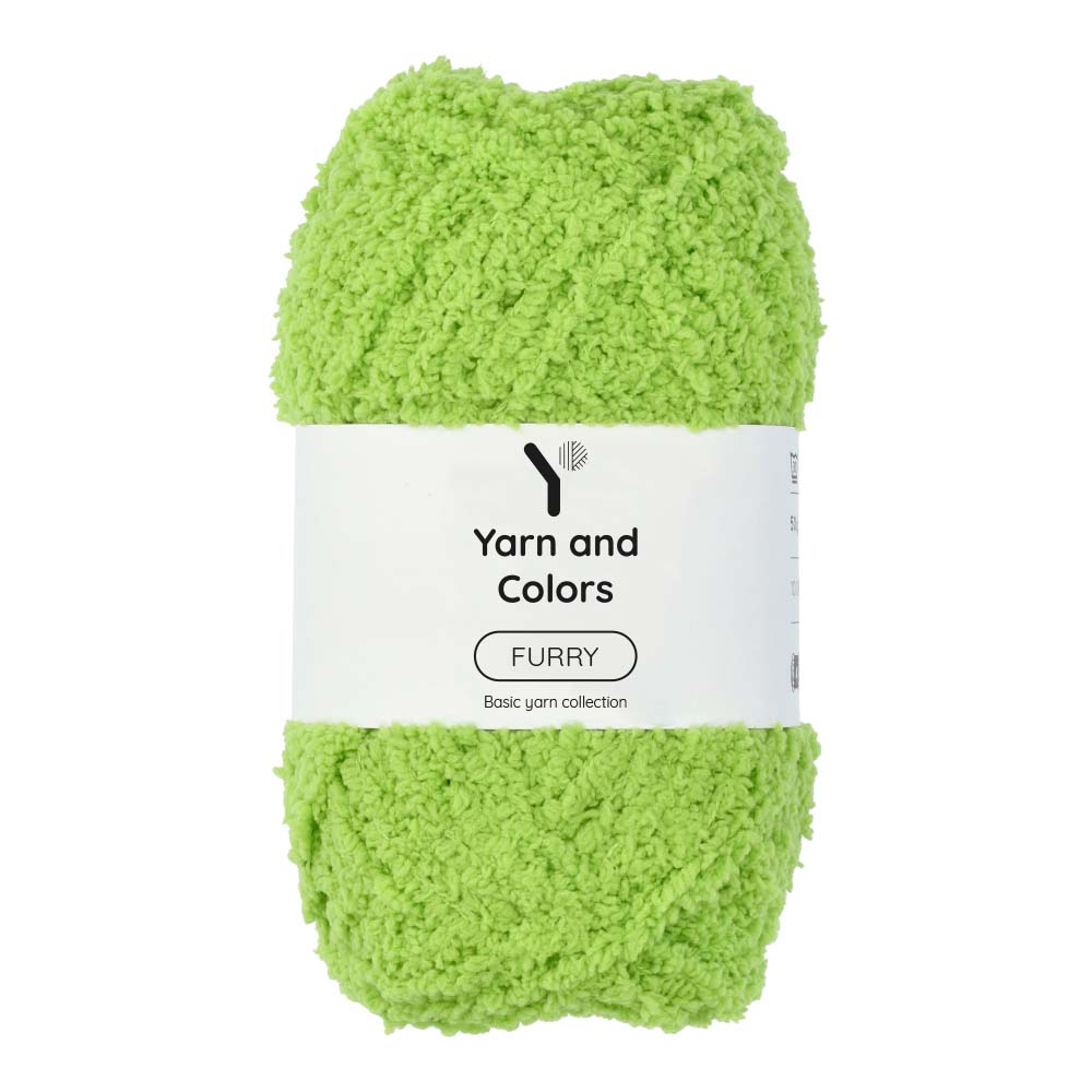 Yarn and Colors Furry 083 Peridot - bol garen in deze kleur