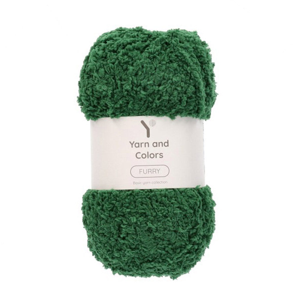 Yarn and Colors Furry 088 Forest - bol garen in deze kleur