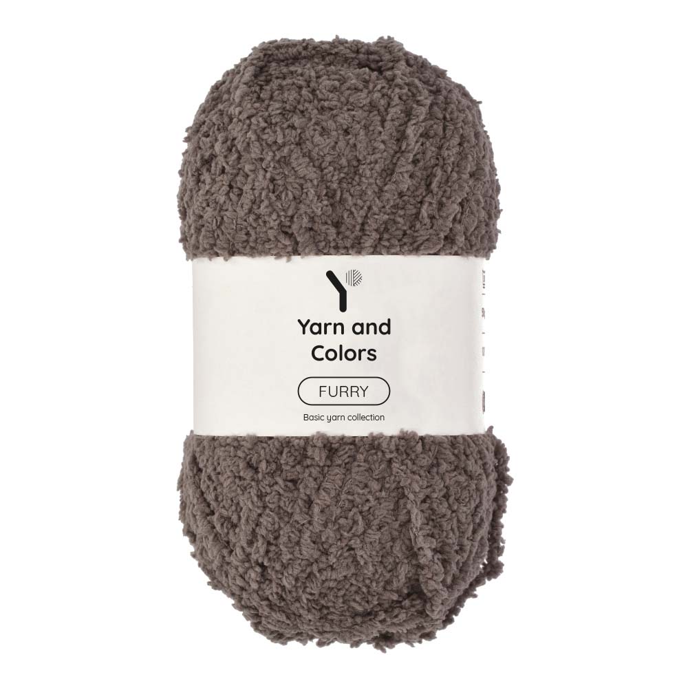 Yarn and Colors Furry 098 Graphite - bol garen in deze kleur