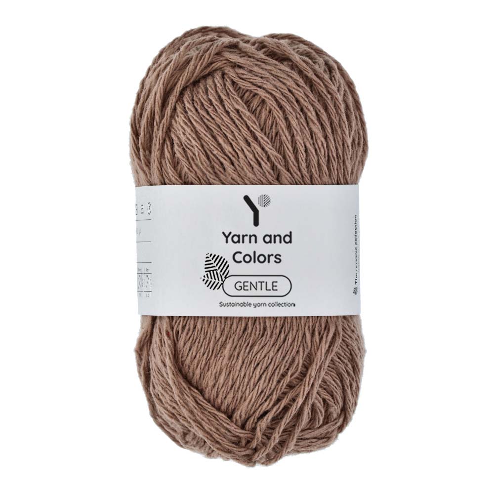 Yarn and Colors Gentle 007 Cigar - bol garen in deze kleur