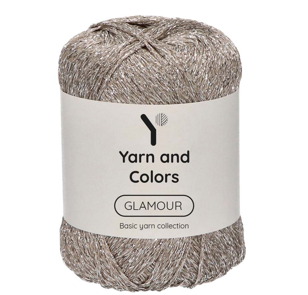 Yarn and Colors Glamour 094 Silver - bol garen in deze kleur