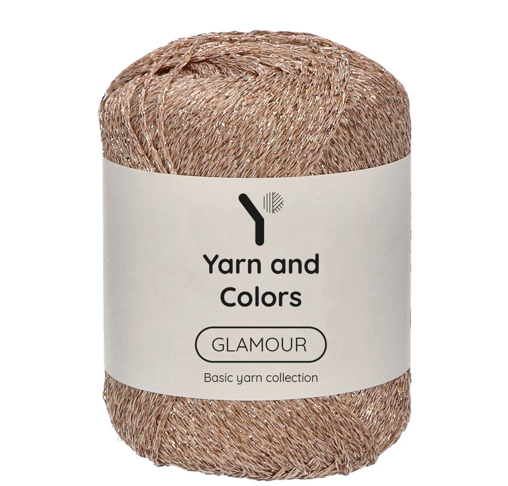 Yarn and Colors Glamour 101 Rose Gold - bol garen in deze kleur