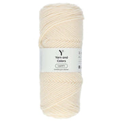 Yarn and Colors Happy 002 Cream - bol garen in deze kleur