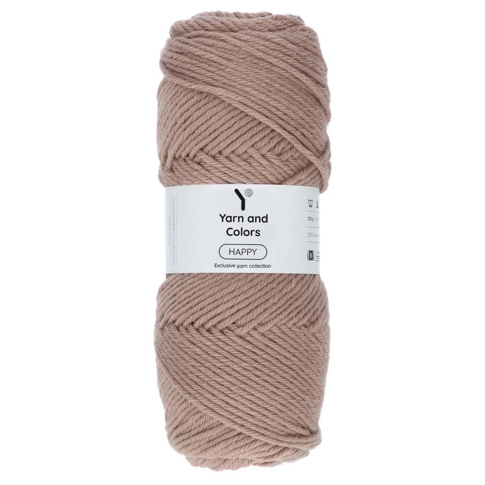 Yarn and Colors Happy 007 Cigar - bol garen in deze kleur