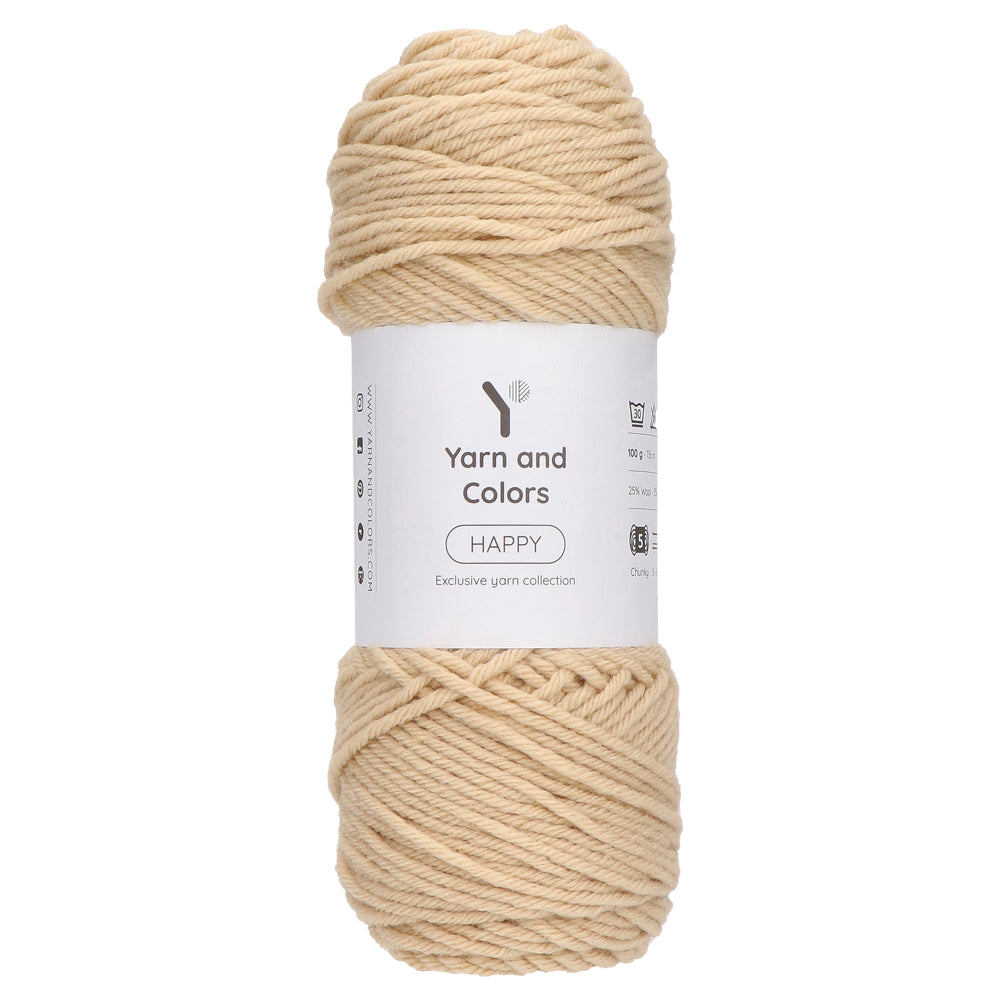 Yarn and Colors Happy 009 Limestone - bol garen in deze kleur