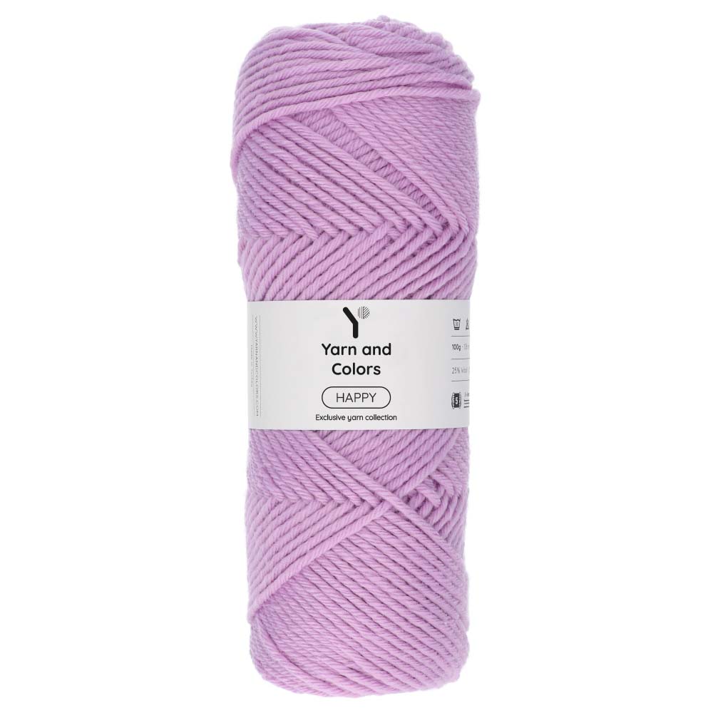Yarn and Colors Happy 052 Orchid - bol garen in deze kleur