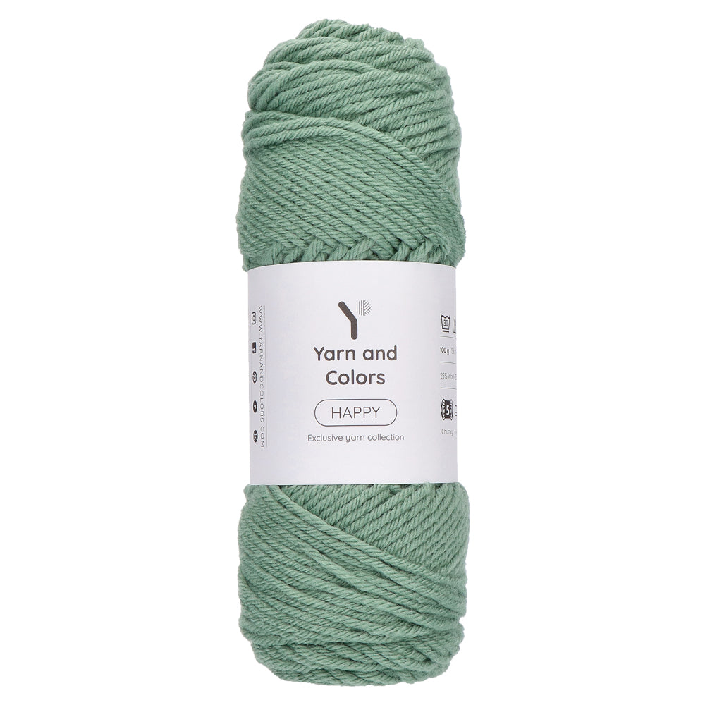 Yarn and Colors Happy 079 Aventurine - bol garen in deze kleur