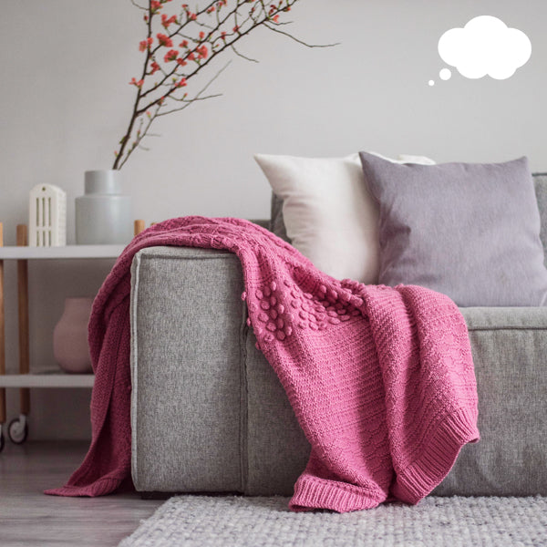 Gebreidroze — gemaakt met Yarn and Colors Happy