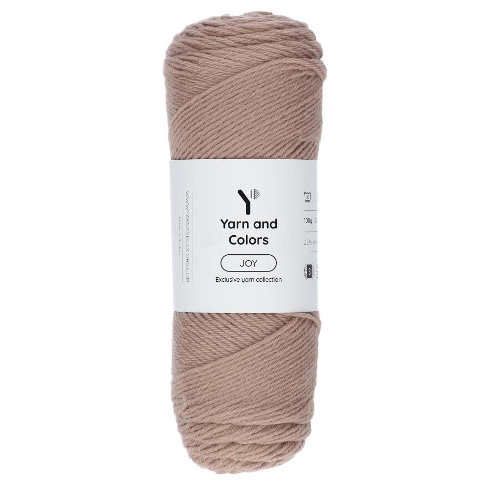 Yarn and Colors Joy 007 Cigar - bol garen in deze kleur