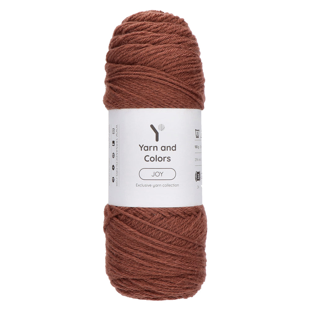Yarn and Colors Joy 027 Brunet - bol garen in deze kleur