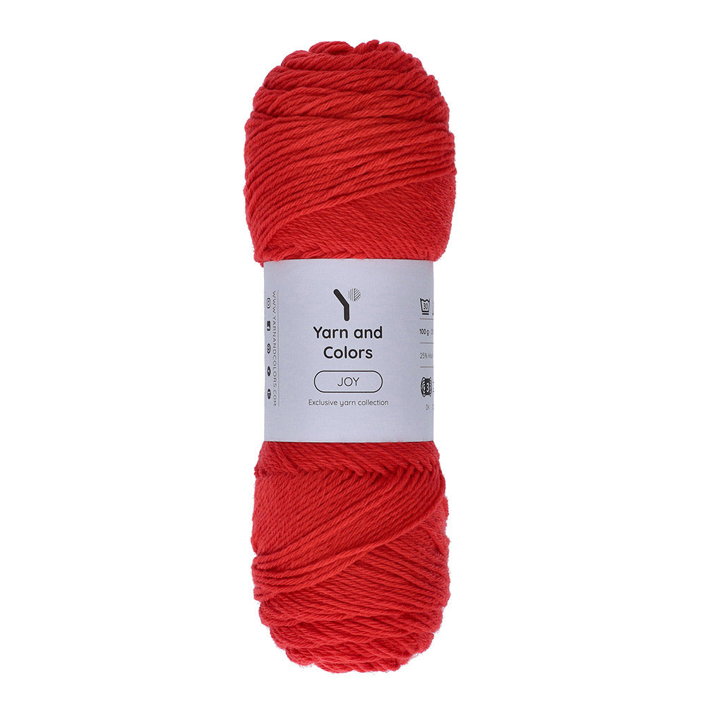 Yarn and Colors Joy 032 Pepper - bol garen in deze kleur