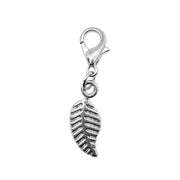 Yarn and Colors Leaf Charm 094 Silver