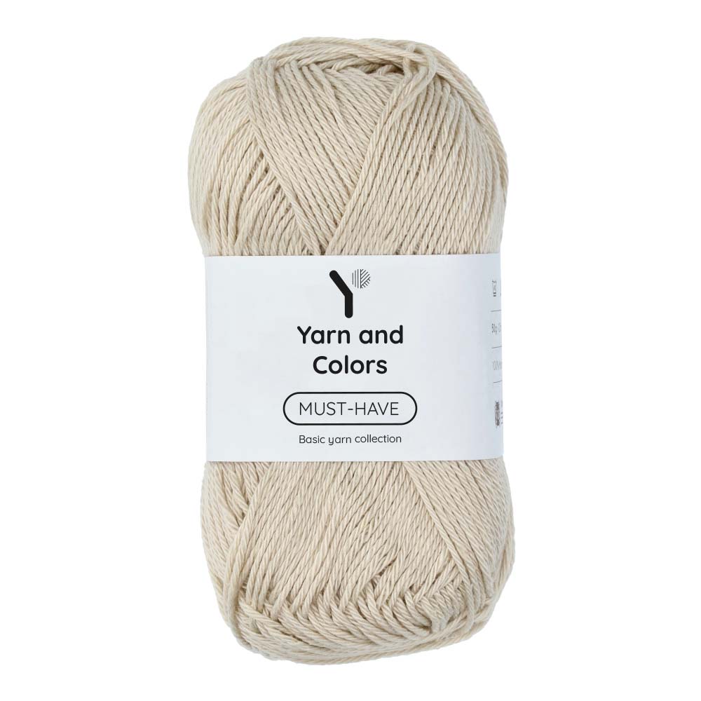 Yarn and Colors Must-have 003 Ecru - bol garen in deze kleur