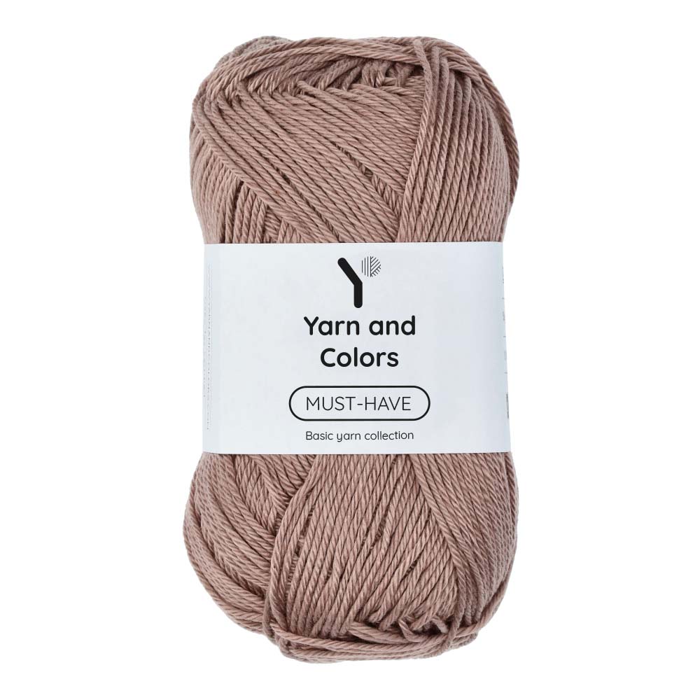 Yarn and Colors Must-have 006 Taupe - bol garen in deze kleur