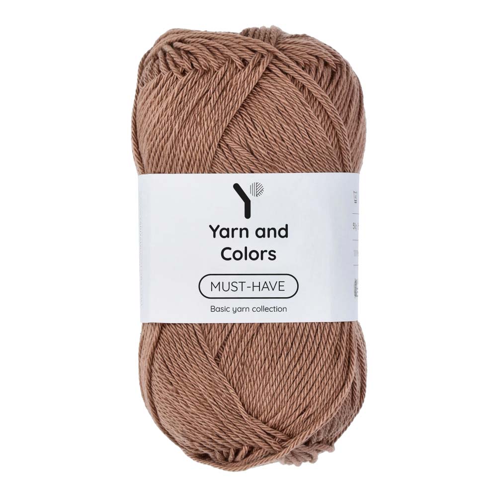Yarn and Colors Must-have 008 Teak - bol garen in deze kleur