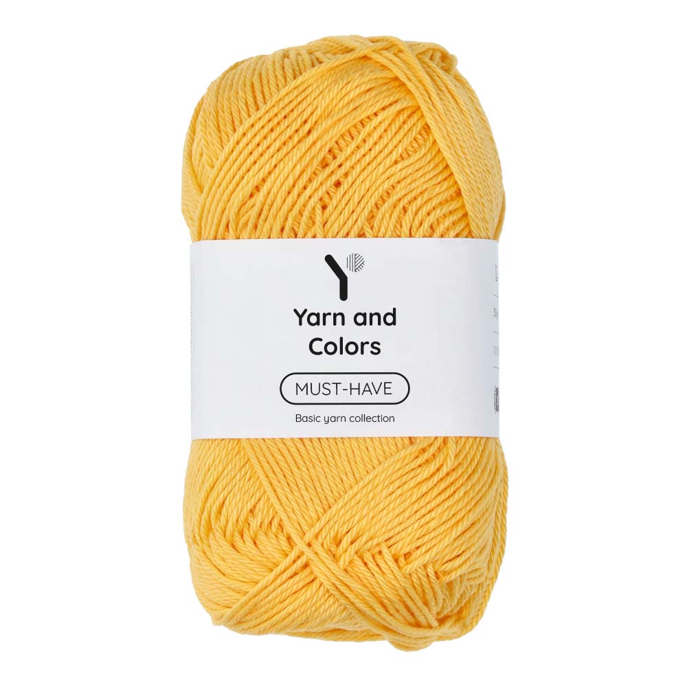 Yarn and Colors Must-have 014 Sunflower - bol garen in deze kleur
