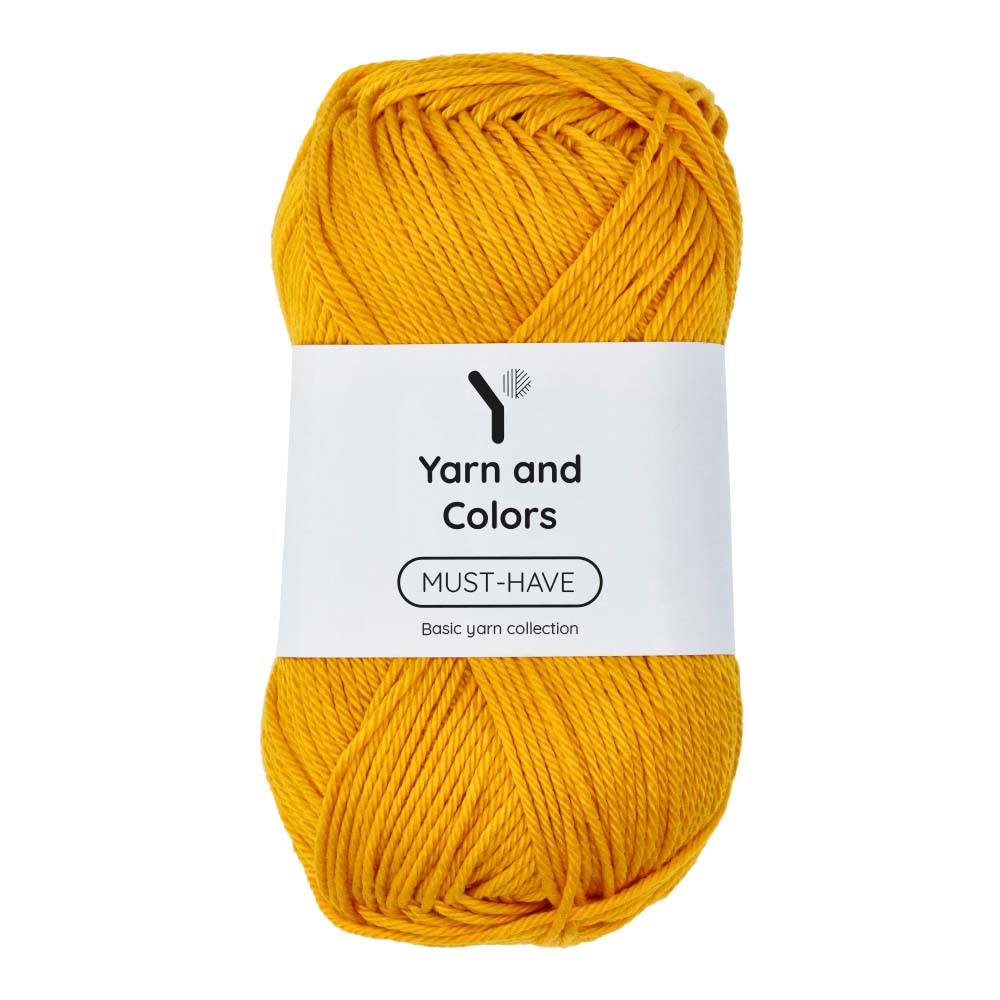 Yarn and Colors Must-have 015 Mustard - bol garen in deze kleur