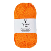 Yarn and Colors Must-have 020 Orange - bol garen in deze kleur