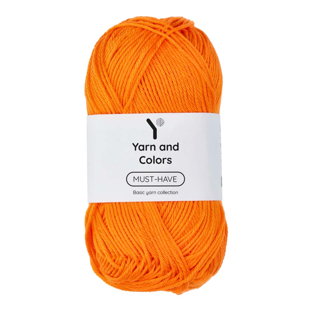 Yarn and Colors Must-have 020 Orange - bol garen in deze kleur