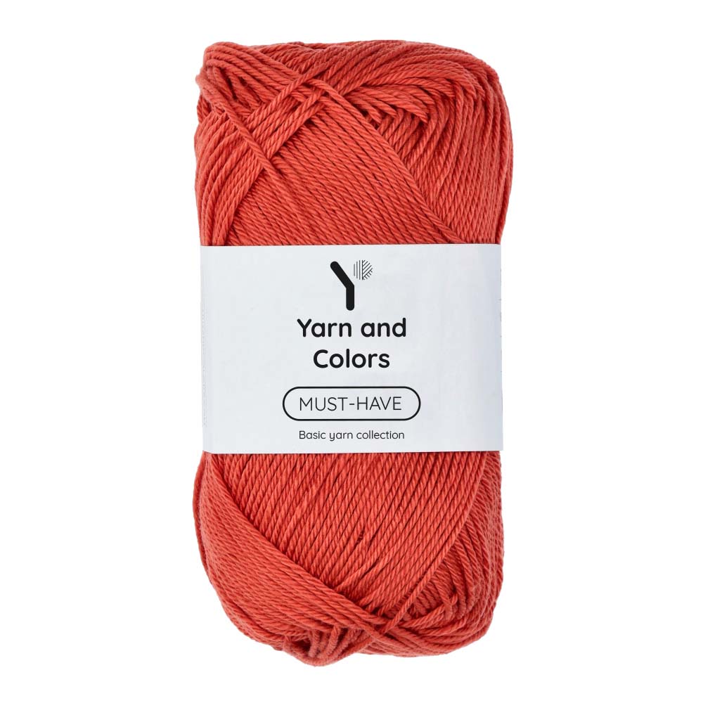 Yarn and Colors Must-have 023 Brick - bol garen in deze kleur