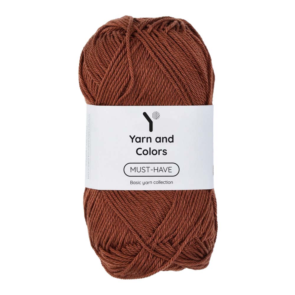 Yarn and Colors Must-have 025 Brownie - bol garen in deze kleur