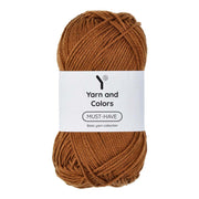 Yarn and Colors Must-have 026 Satay - bol garen in deze kleur