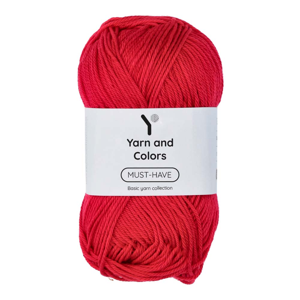 Yarn and Colors Must-have 031 Cardinal - bol garen in deze kleur