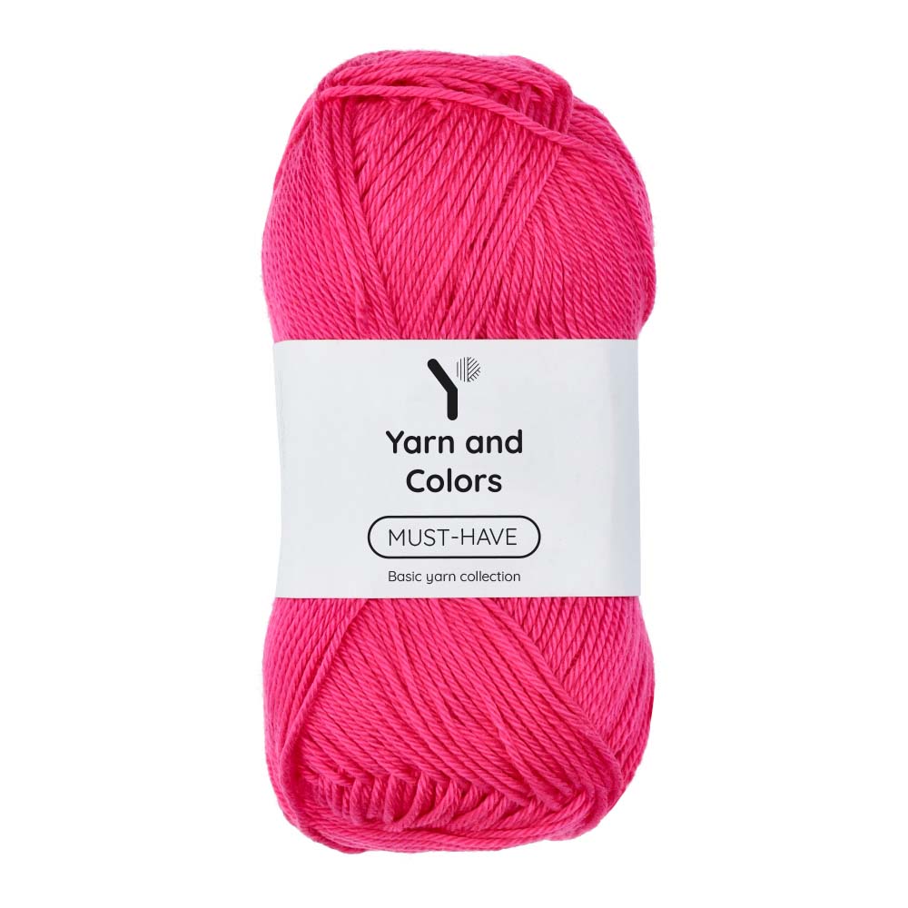 Yarn and Colors Must-have 034 Deep Cerise - bol garen in deze kleur