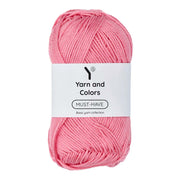 Yarn and Colors Must-have 038 Peony Pink - bol garen in deze kleur