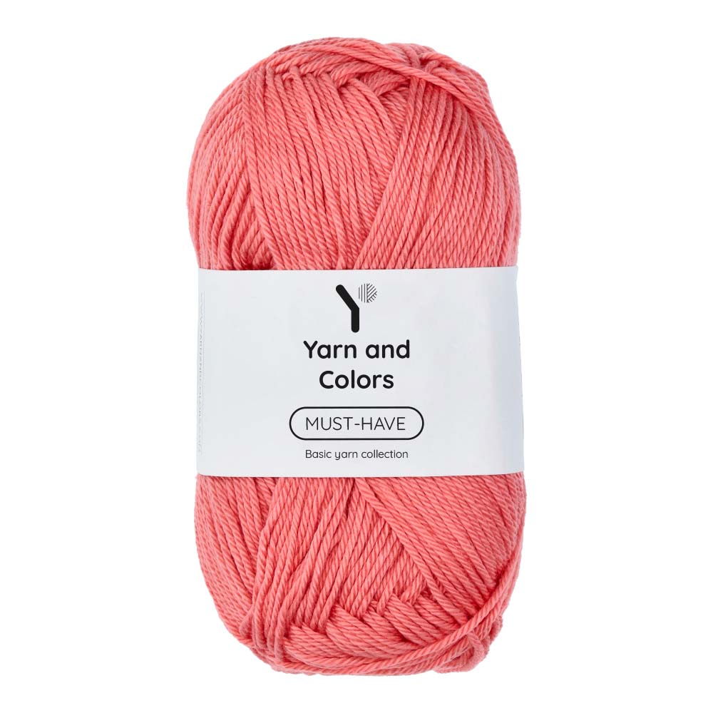 Yarn and Colors Must-have 039 Salmon - bol garen in deze kleur