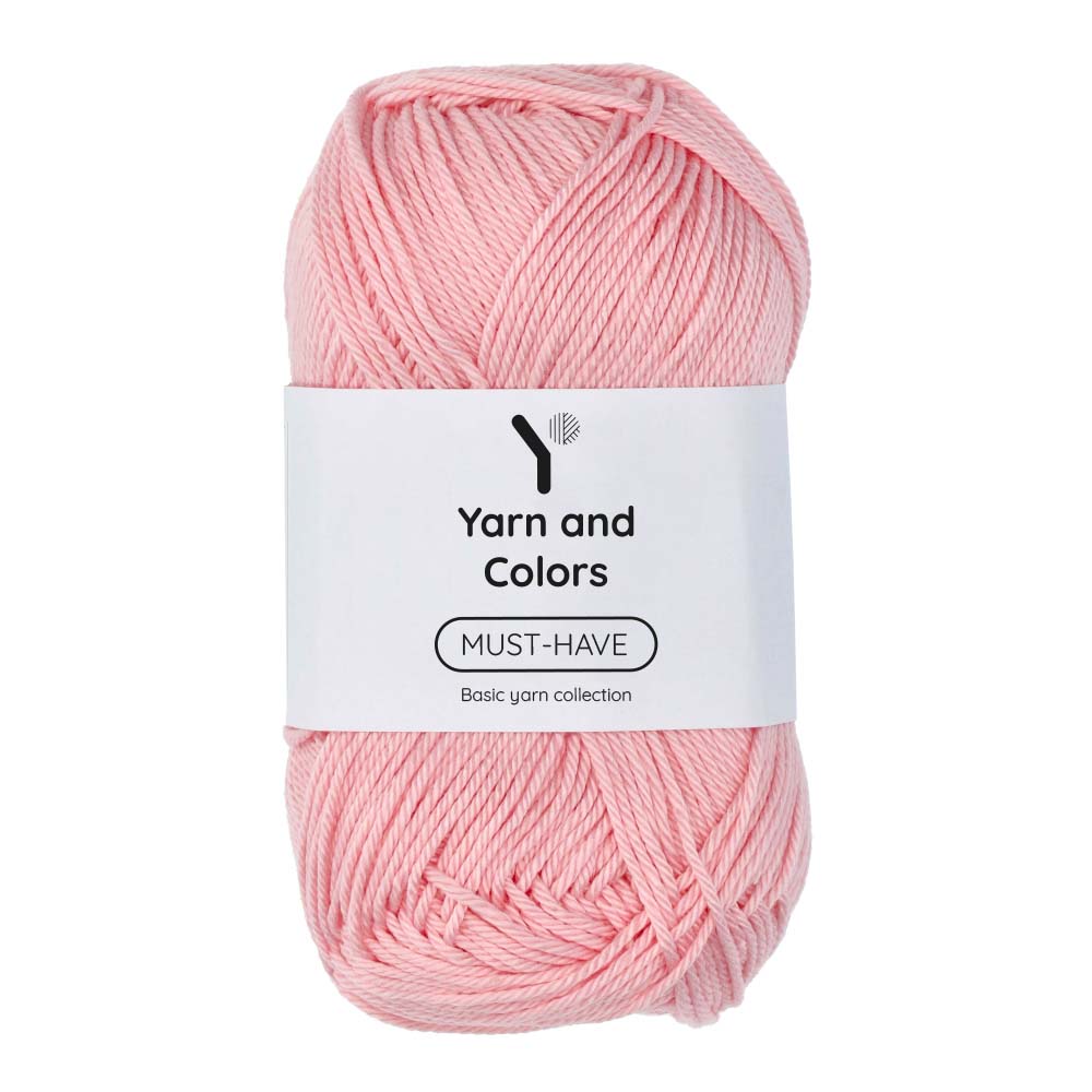 Yarn and Colors Must-have 046 Pastel Pink - bol garen in deze kleur