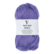 Yarn and Colors Must-have 056 Lavender - bol garen in deze kleur