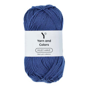 Yarn and Colors Must-have 060 Navy Blue - bol garen in deze kleur