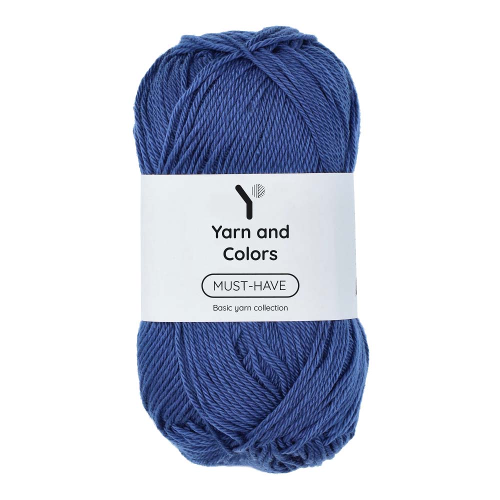 Yarn and Colors Must-have 060 Navy Blue - bol garen in deze kleur
