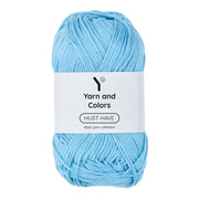 Yarn and Colors Must-have 064 Nordic Blue - bol garen in deze kleur