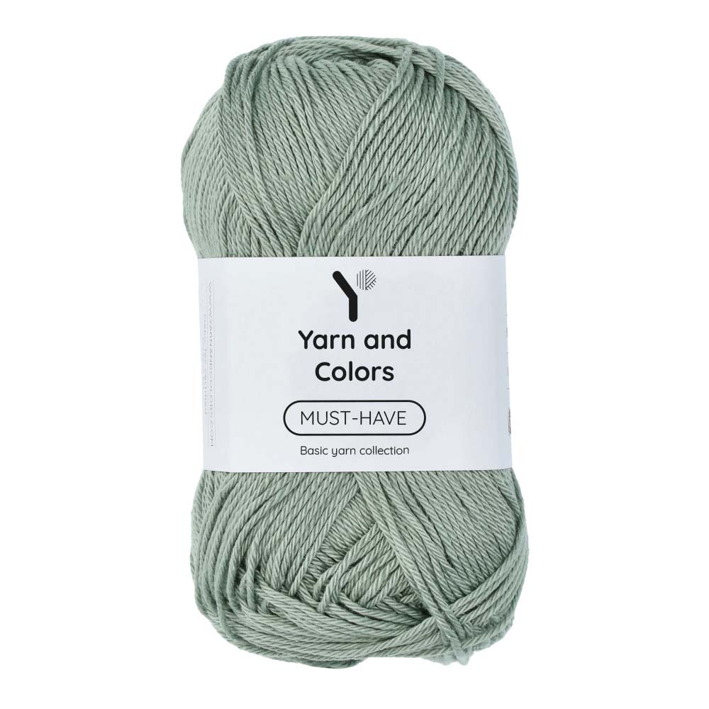 Yarn and Colors Must-have 080 Eucalyptus - bol garen in deze kleur