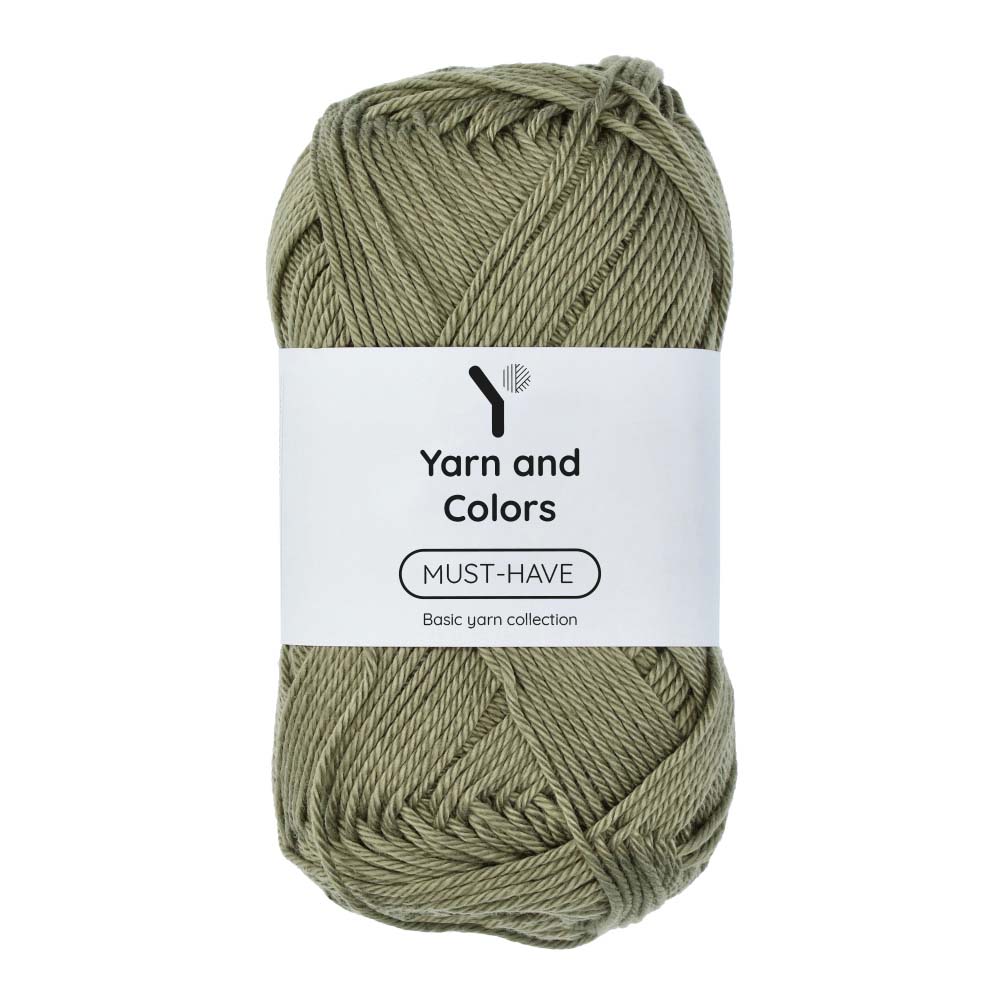 Yarn and Colors Must-have 090 Olive - bol garen in deze kleur