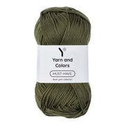Yarn and Colors Must-have 091 Khaki - bol garen in deze kleur