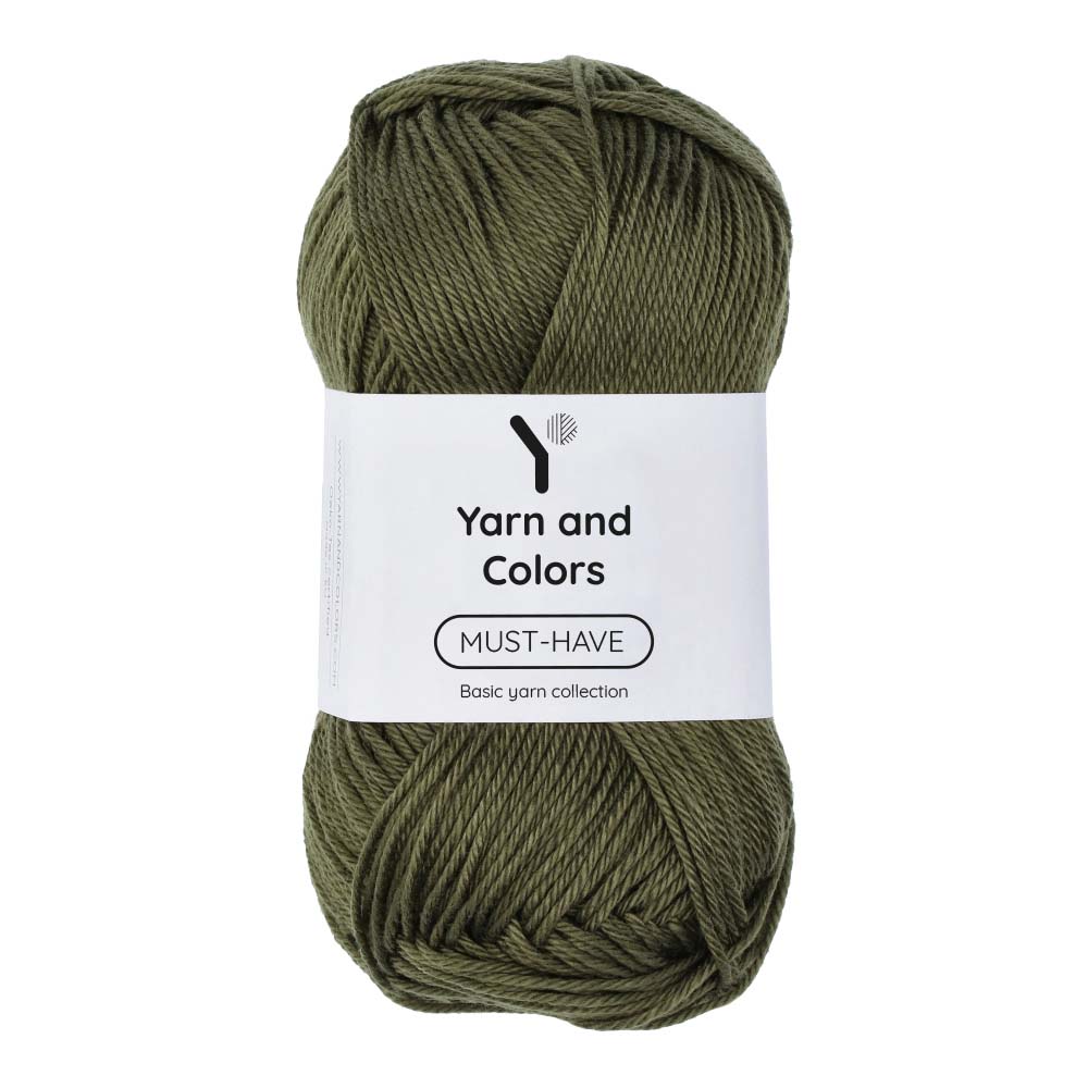 Yarn and Colors Must-have 091 Khaki - bol garen in deze kleur
