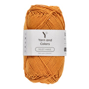 Yarn and Colors Must-have 107 Ocher - bol garen in deze kleur