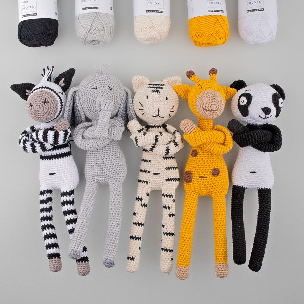 Gina giraf — gemaakt met Yarn and Colors Must-have
